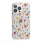 Botanical Floral iPhone 13 Pro Clear Bumper Case