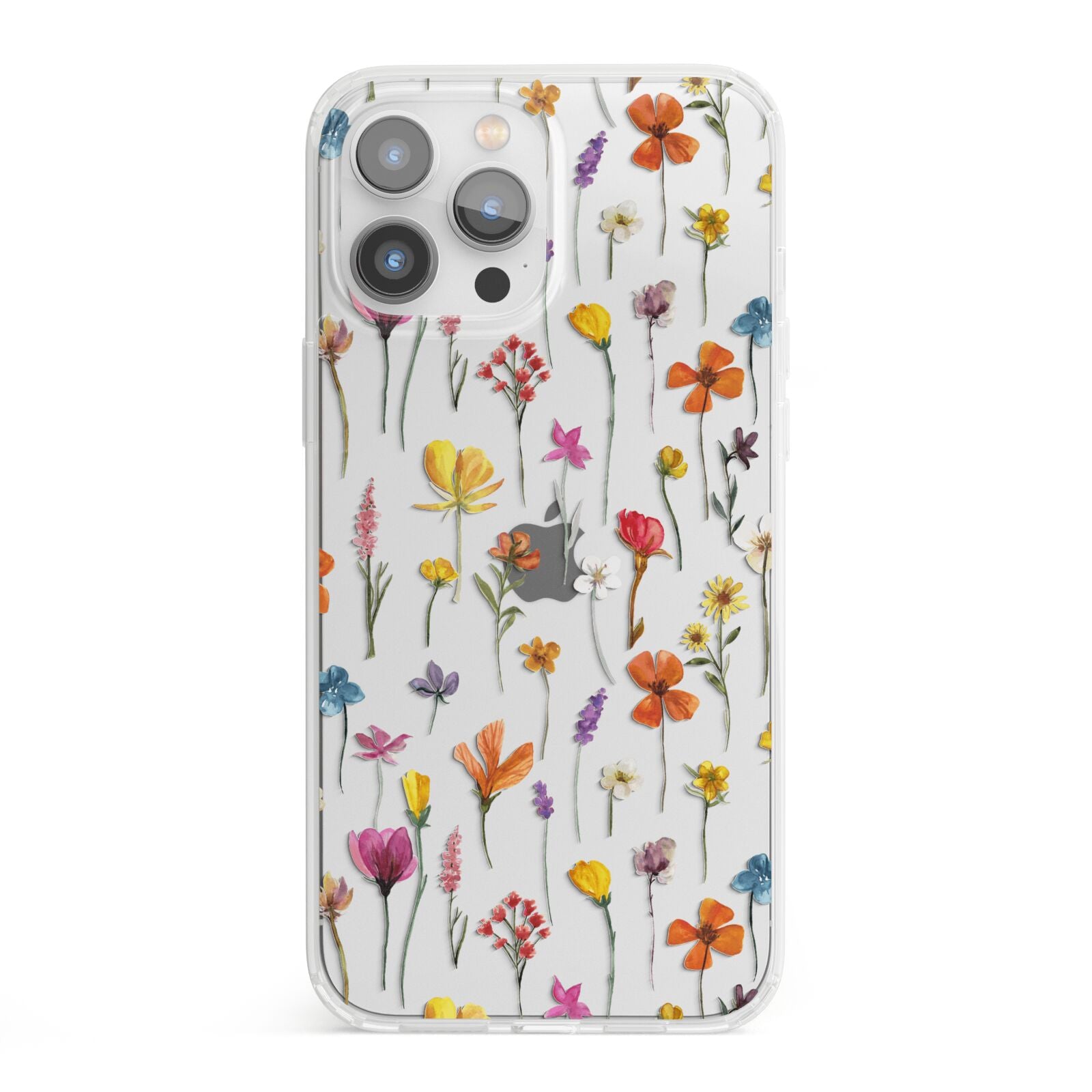 Botanical Floral iPhone 13 Pro Max Clear Bumper Case