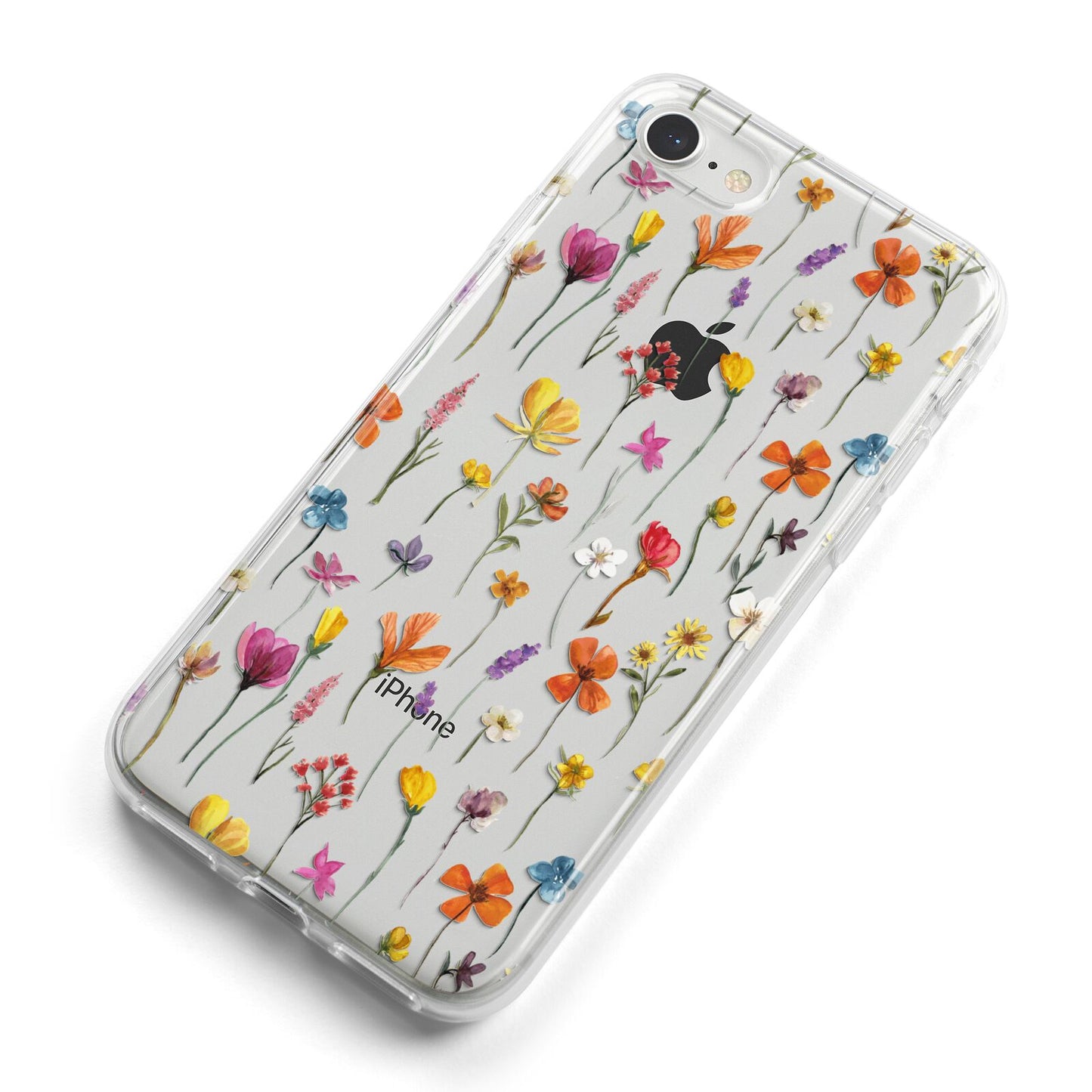 Botanical Floral iPhone 8 Bumper Case on Silver iPhone Alternative Image