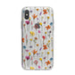 Botanical Floral iPhone X Bumper Case on Silver iPhone Alternative Image 1