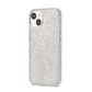 Botanical Leaf iPhone 14 Glitter Tough Case Starlight Angled Image