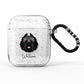 Bouvier Des Flandres Personalised AirPods Glitter Case