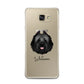 Bouvier Des Flandres Personalised Samsung Galaxy A7 2016 Case on gold phone