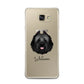 Bouvier Des Flandres Personalised Samsung Galaxy A7 2016 Case on gold phone