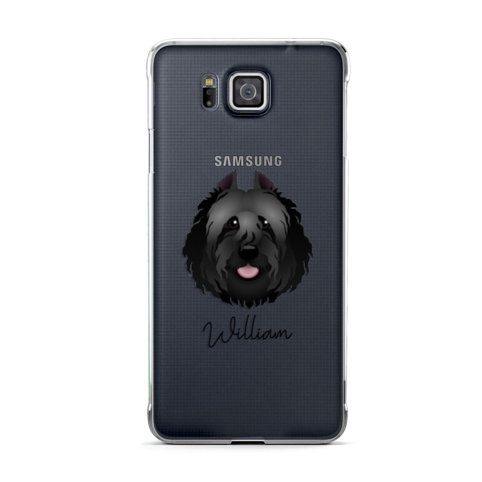 Bouvier Des Flandres Personalised Samsung Galaxy Alpha Case