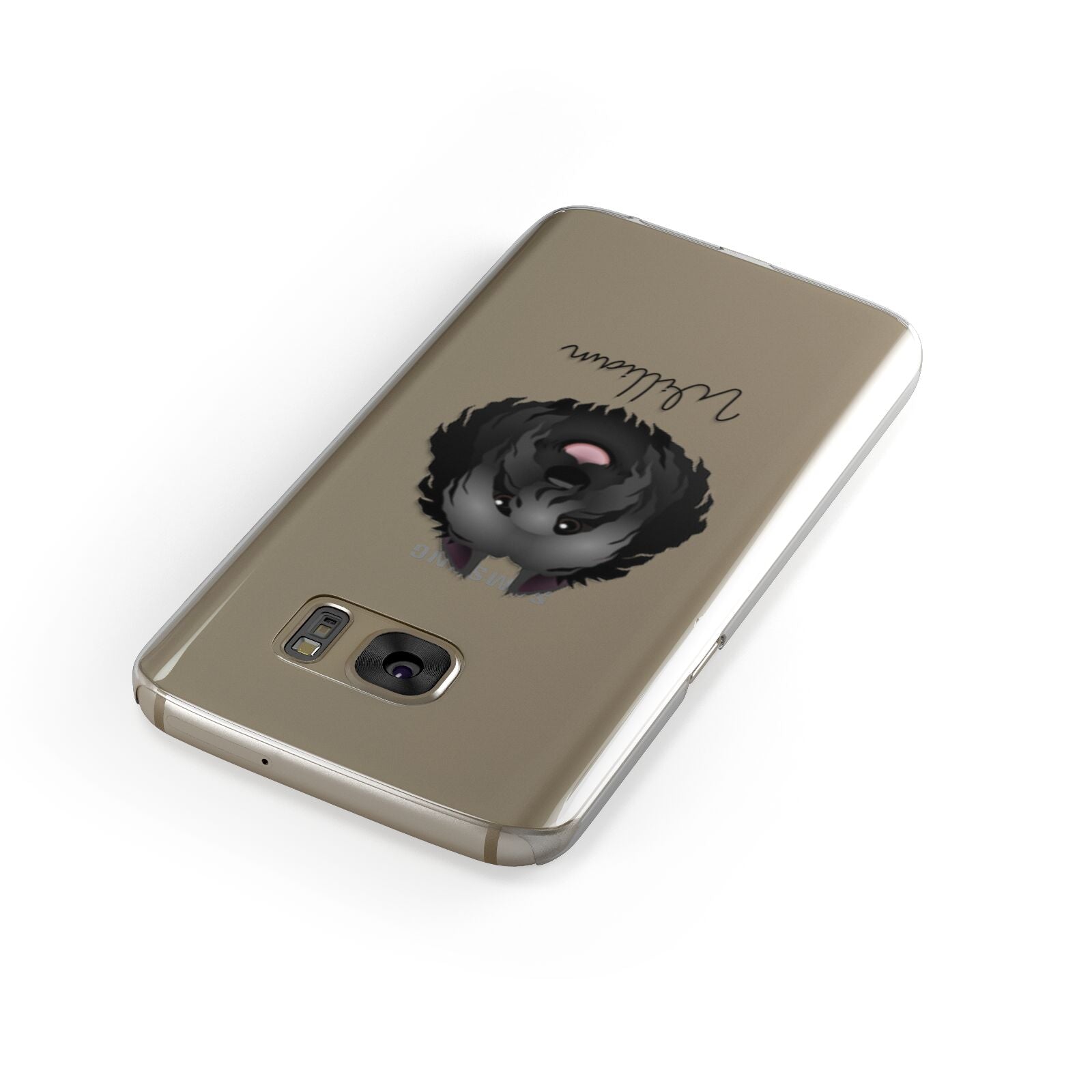 Bouvier Des Flandres Personalised Samsung Galaxy Case Front Close Up