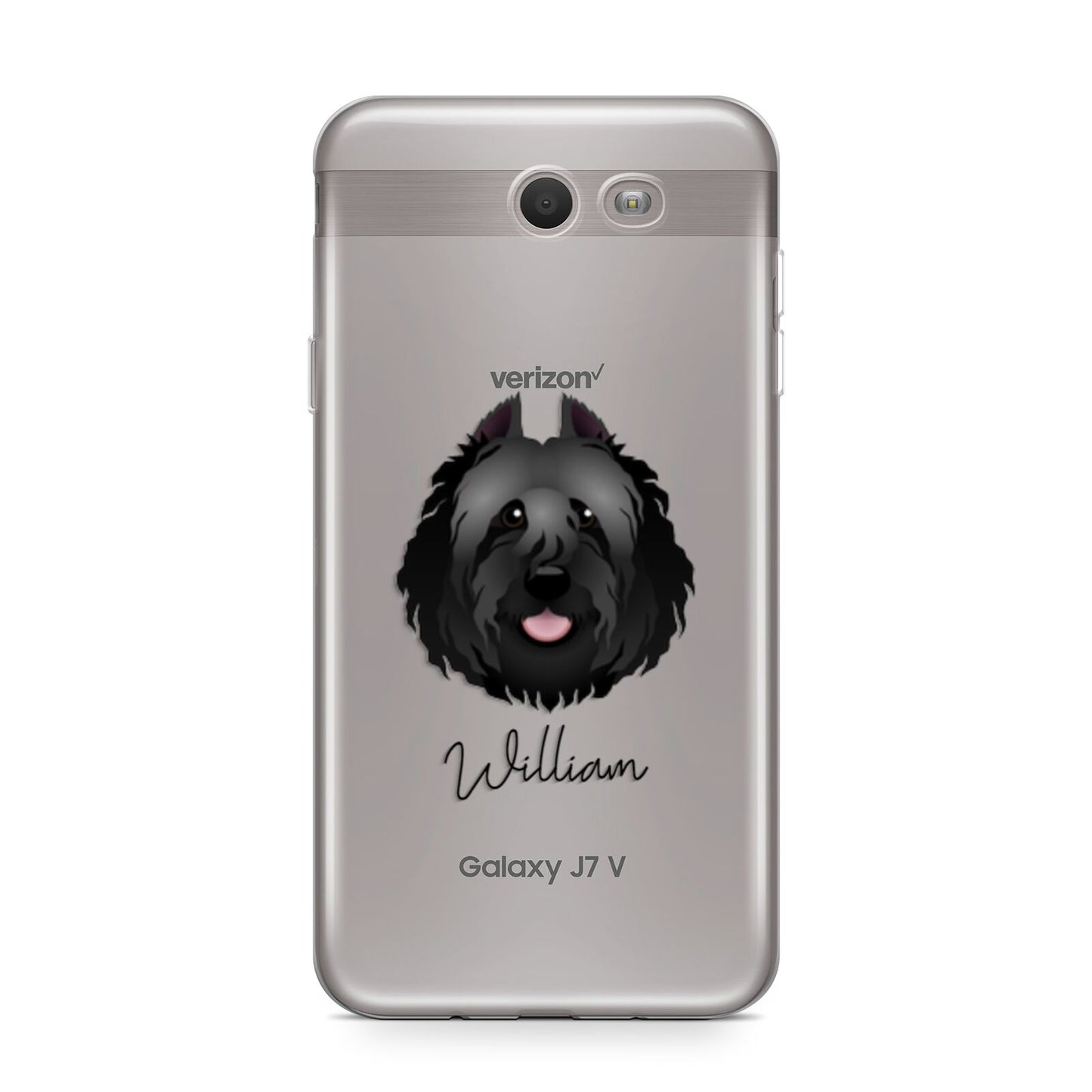 Bouvier Des Flandres Personalised Samsung Galaxy J7 2017 Case