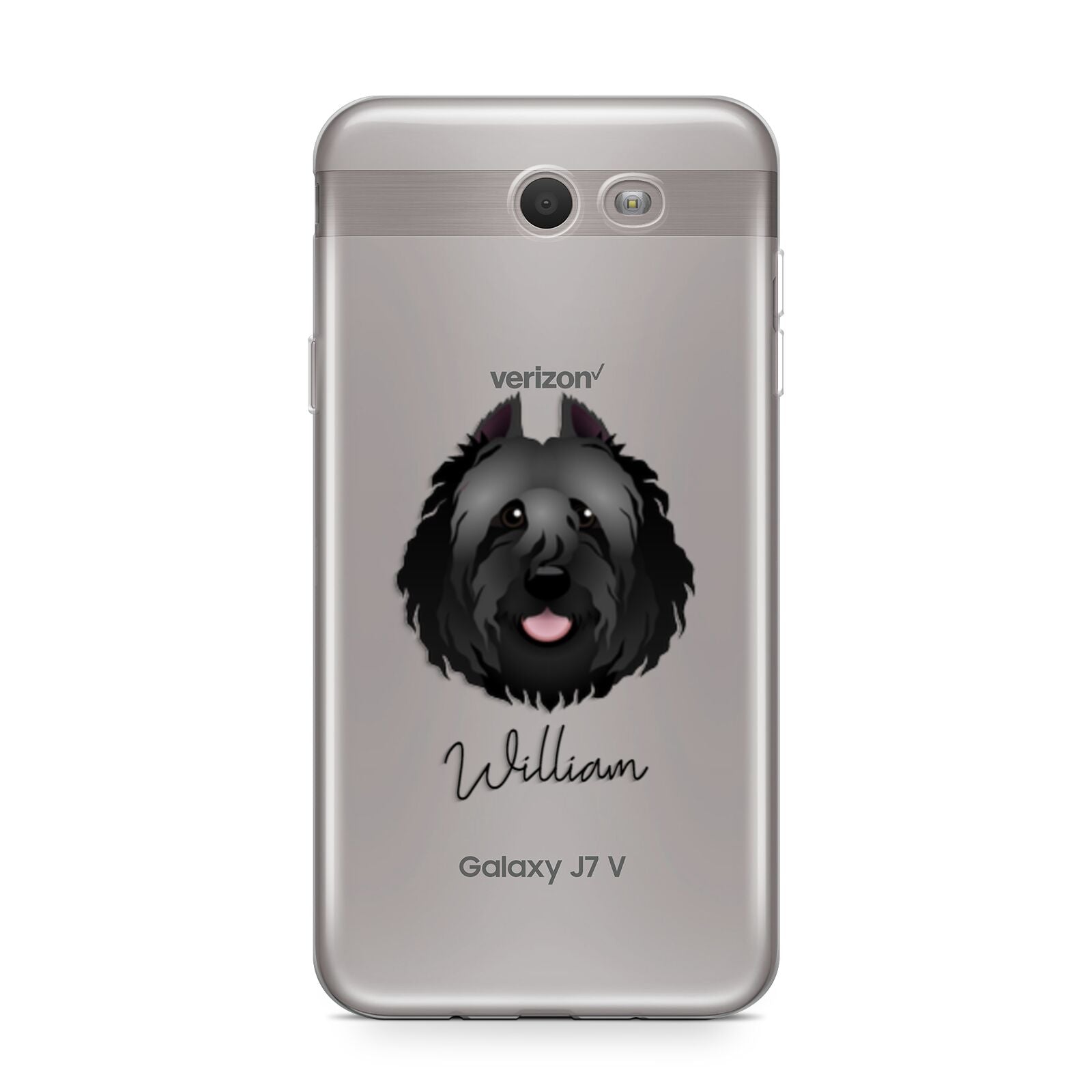 Bouvier Des Flandres Personalised Samsung Galaxy J7 2017 Case