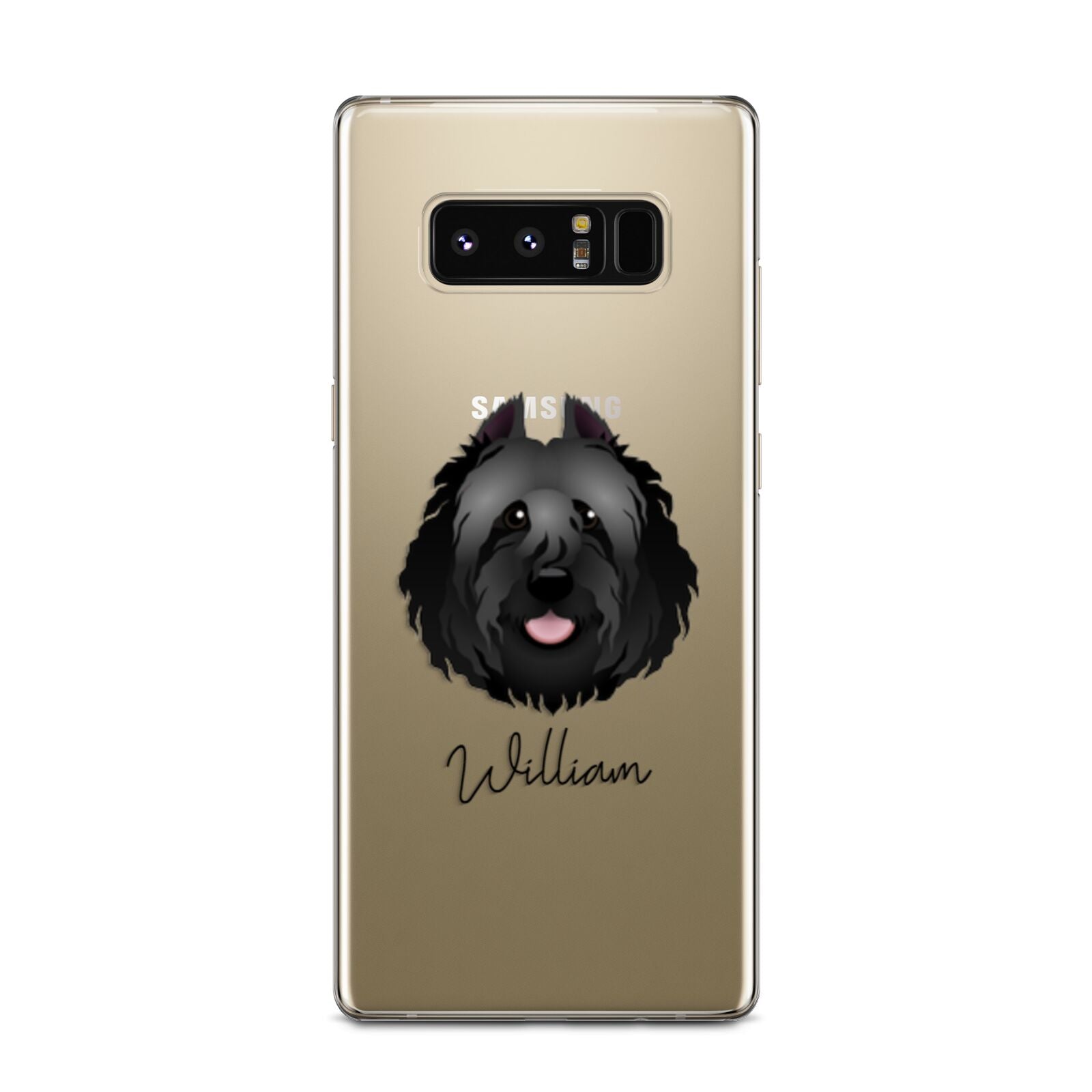 Bouvier Des Flandres Personalised Samsung Galaxy Note 8 Case