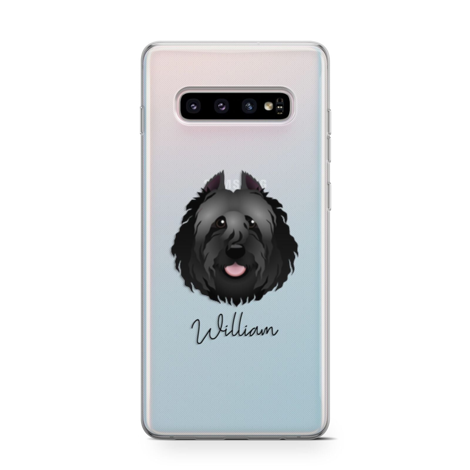 Bouvier Des Flandres Personalised Samsung Galaxy S10 Case