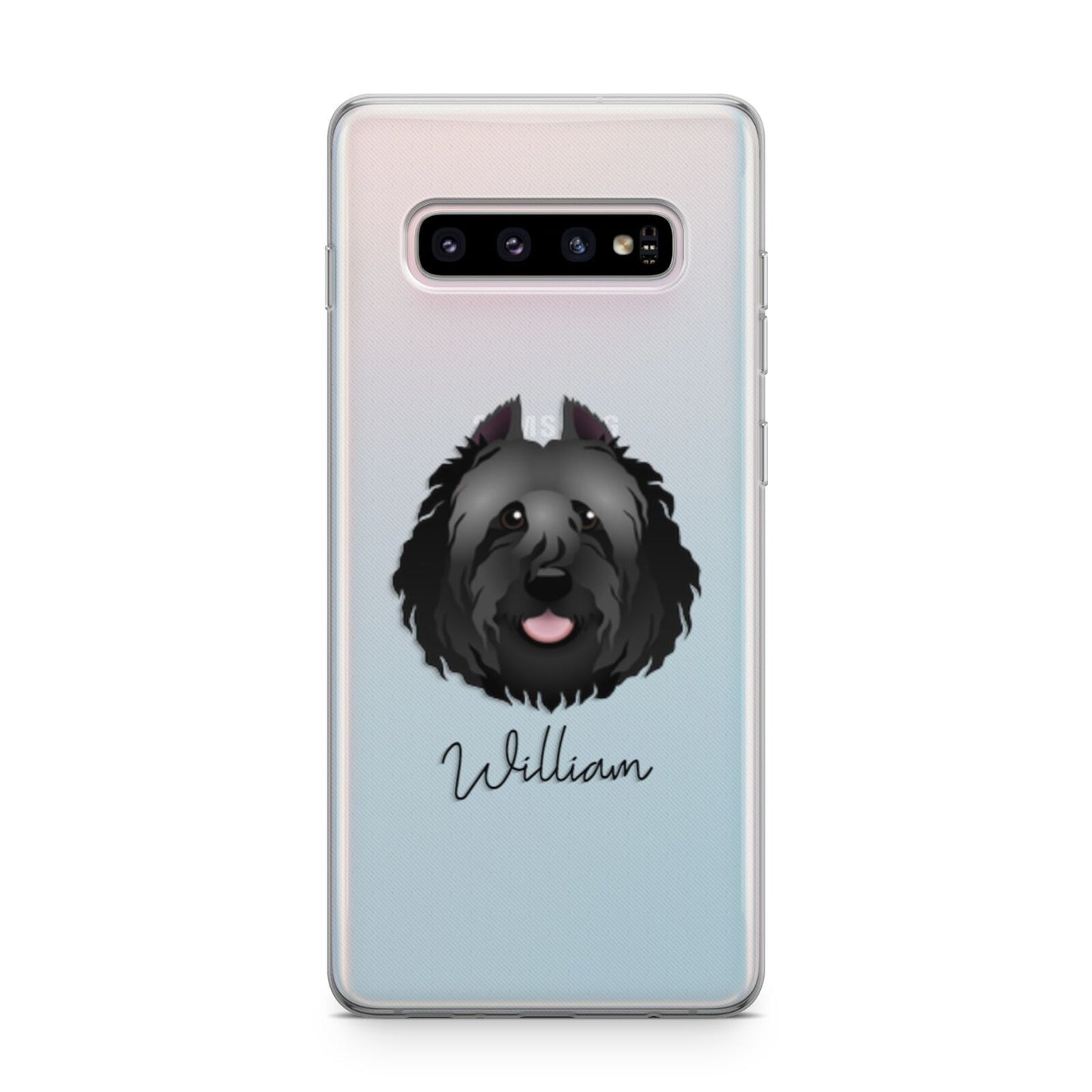 Bouvier Des Flandres Personalised Samsung Galaxy S10 Plus Case