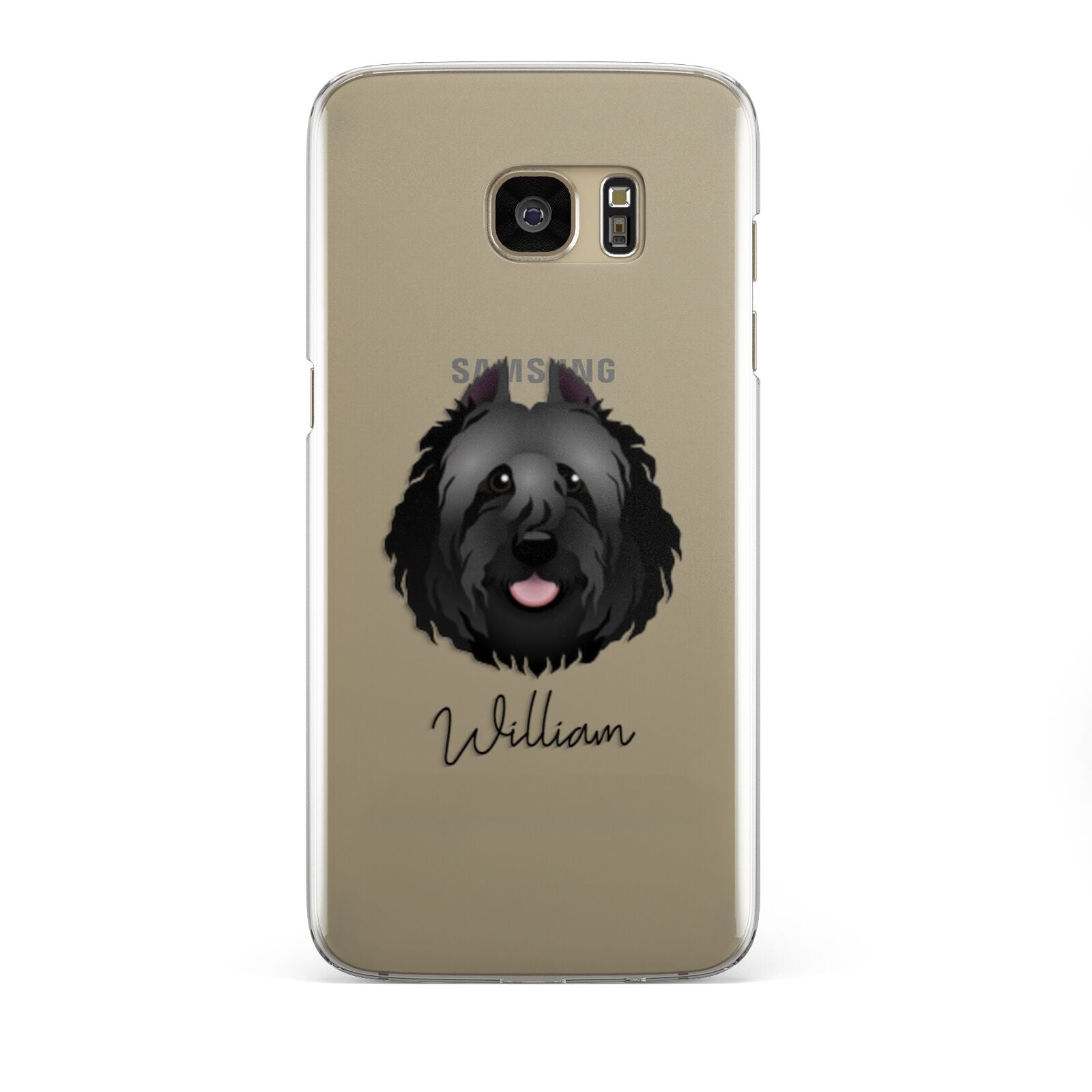 Bouvier Des Flandres Personalised Samsung Galaxy S7 Edge Case