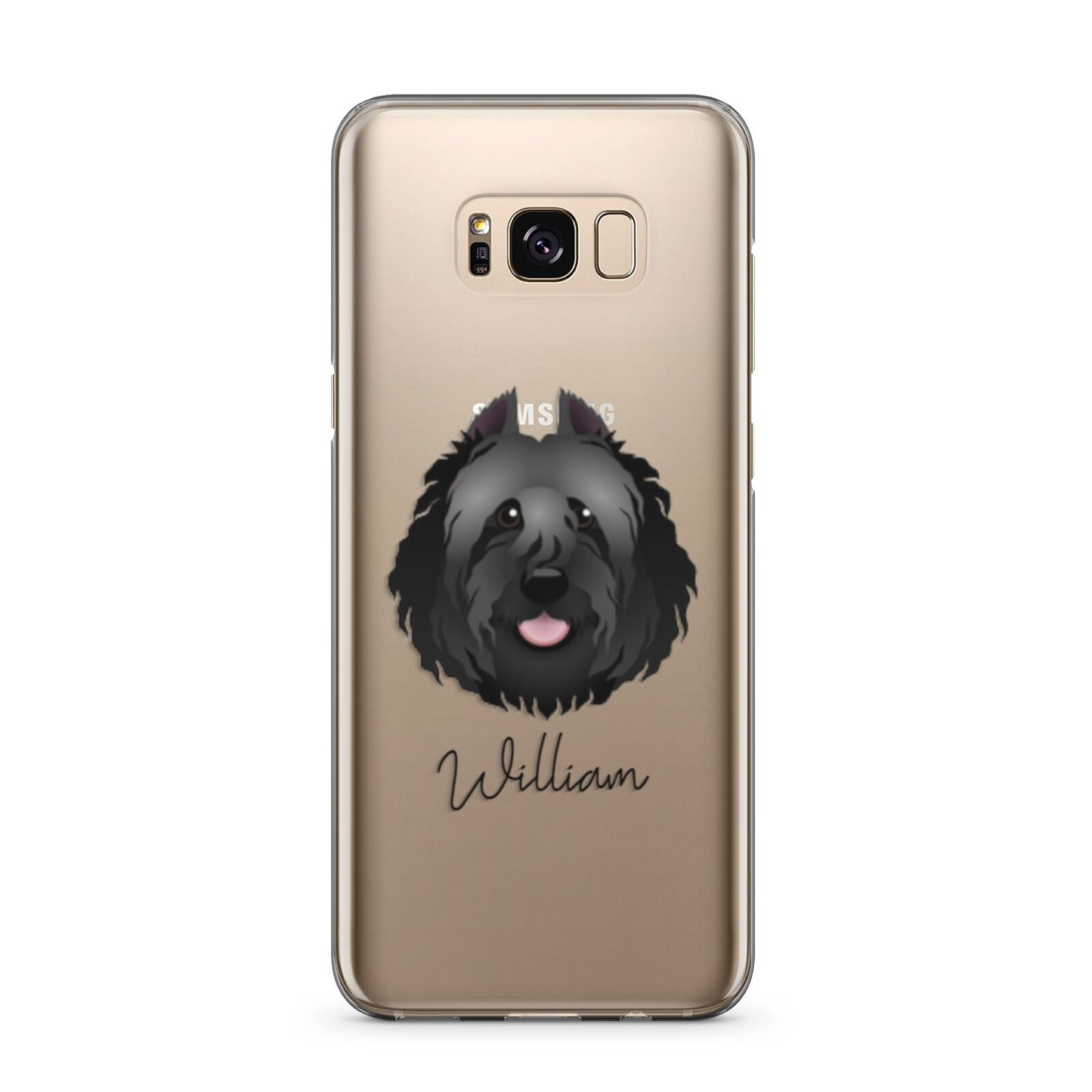 Bouvier Des Flandres Personalised Samsung Galaxy S8 Plus Case