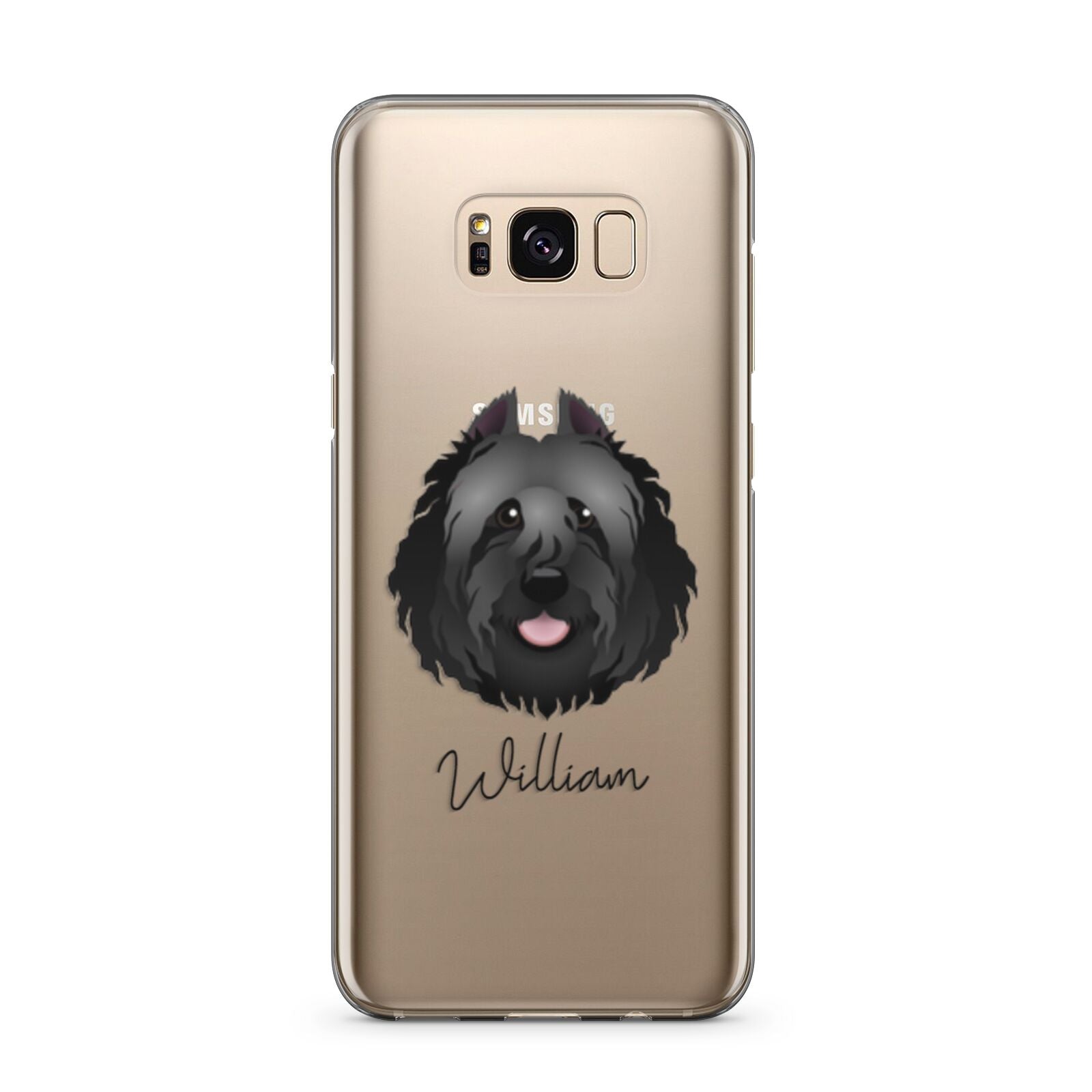 Bouvier Des Flandres Personalised Samsung Galaxy S8 Plus Case