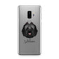 Bouvier Des Flandres Personalised Samsung Galaxy S9 Plus Case on Silver phone