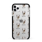 Boxer Icon with Name Apple iPhone 11 Pro Max in Silver with Black Impact Case