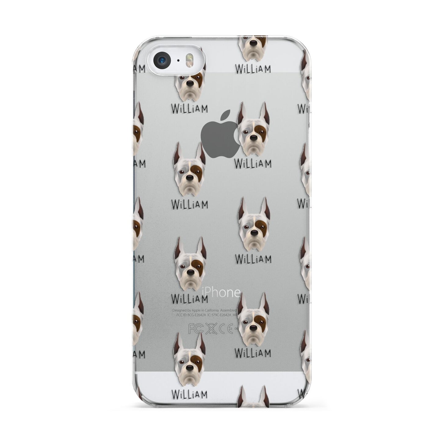 Boxer Icon with Name Apple iPhone 5 Case