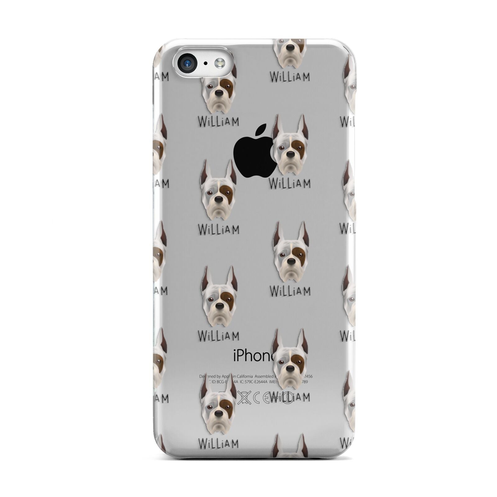 Boxer Icon with Name Apple iPhone 5c Case