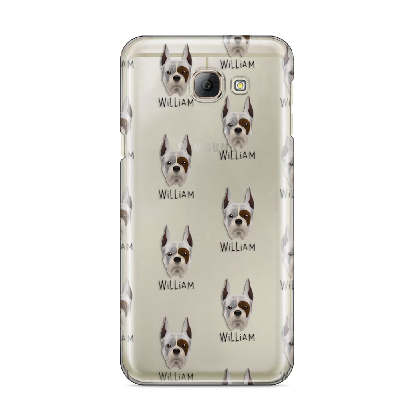 Boxer Icon with Name Samsung Galaxy A8 2016 Case