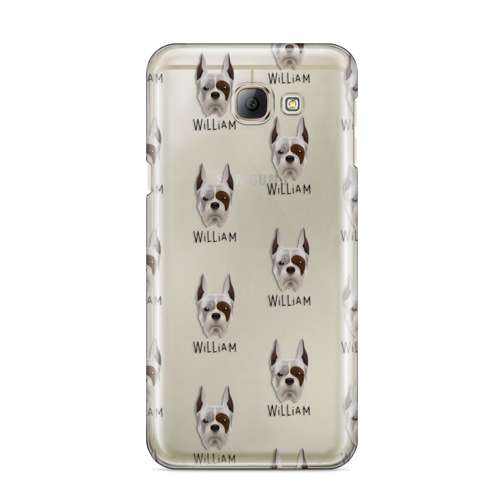 Boxer Icon with Name Samsung Galaxy A8 2016 Case