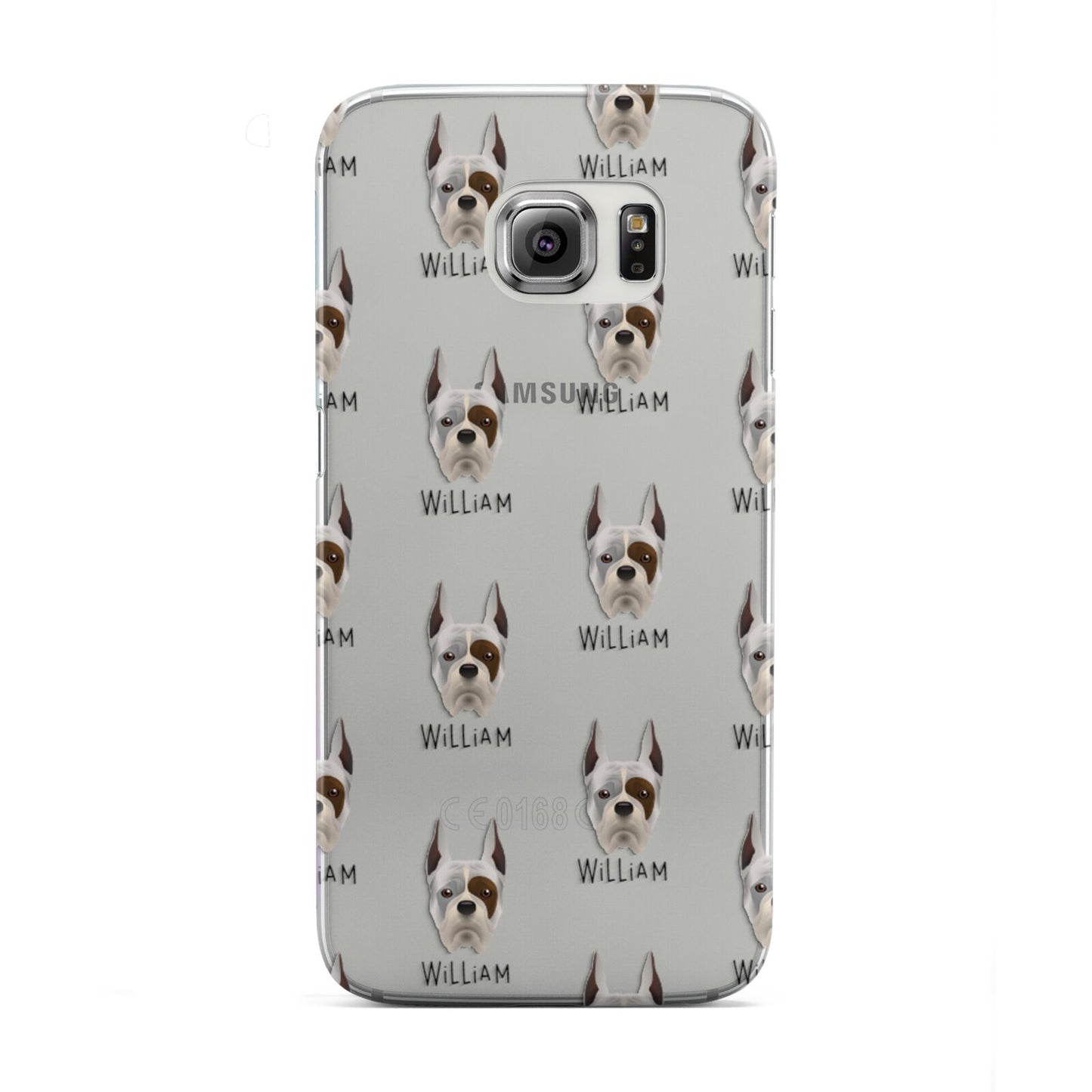 Boxer Icon with Name Samsung Galaxy S6 Edge Case