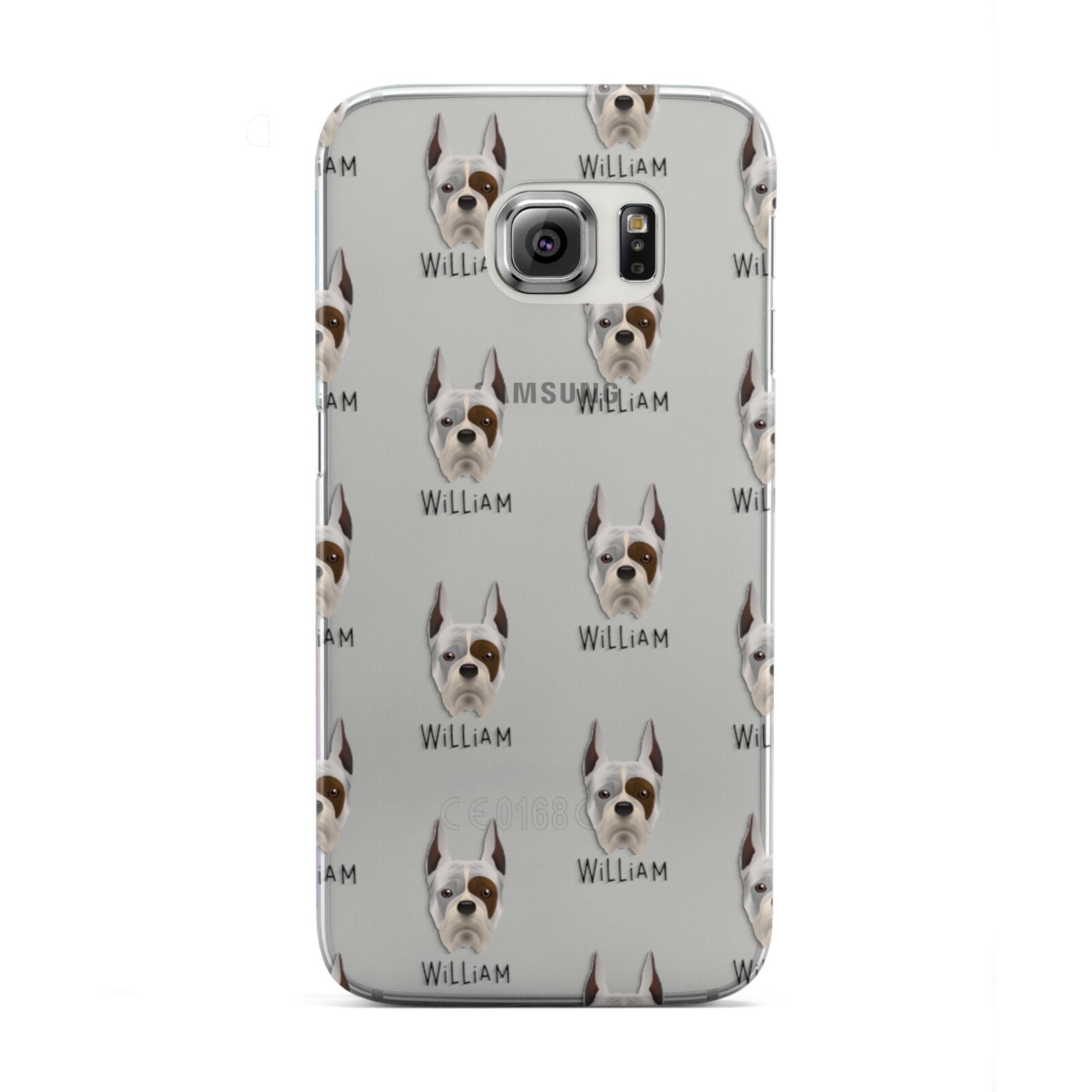 Boxer Icon with Name Samsung Galaxy S6 Edge Case