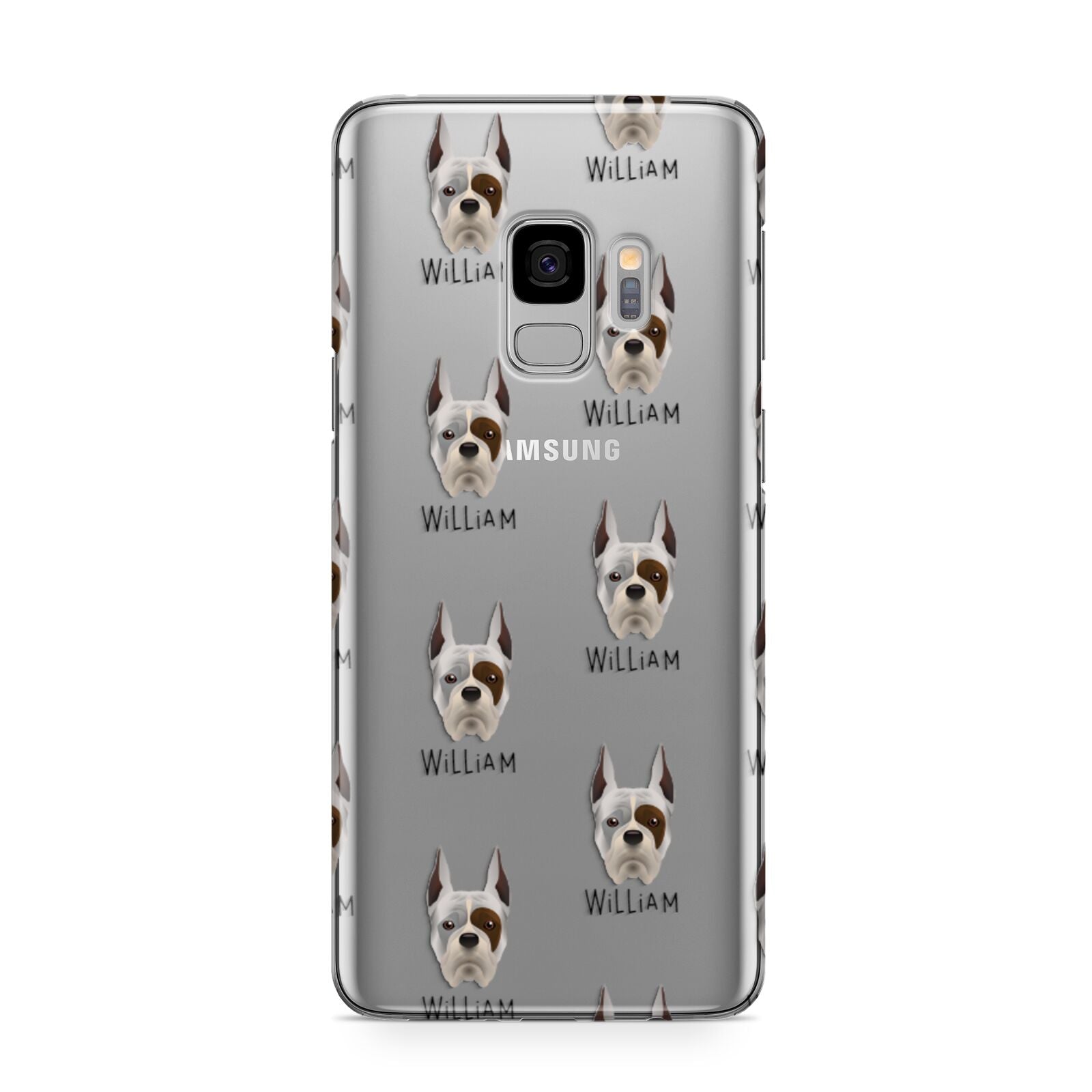 Boxer Icon with Name Samsung Galaxy S9 Case