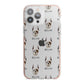 Boxer Icon with Name iPhone 13 Pro Max TPU Impact Case with Pink Edges