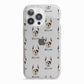 Boxer Icon with Name iPhone 13 Pro TPU Impact Case with White Edges
