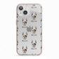 Boxer Icon with Name iPhone 13 TPU Impact Case with Pink Edges