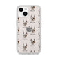 Boxer Icon with Name iPhone 14 Clear Tough Case Starlight