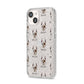 Boxer Icon with Name iPhone 14 Glitter Tough Case Starlight Angled Image