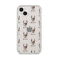Boxer Icon with Name iPhone 14 Plus Clear Tough Case Starlight
