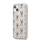 Boxer Icon with Name iPhone 14 Plus Glitter Tough Case Starlight Angled Image