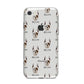 Boxer Icon with Name iPhone 8 Bumper Case on Silver iPhone