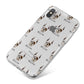 Boxer Icon with Name iPhone X Bumper Case on Silver iPhone