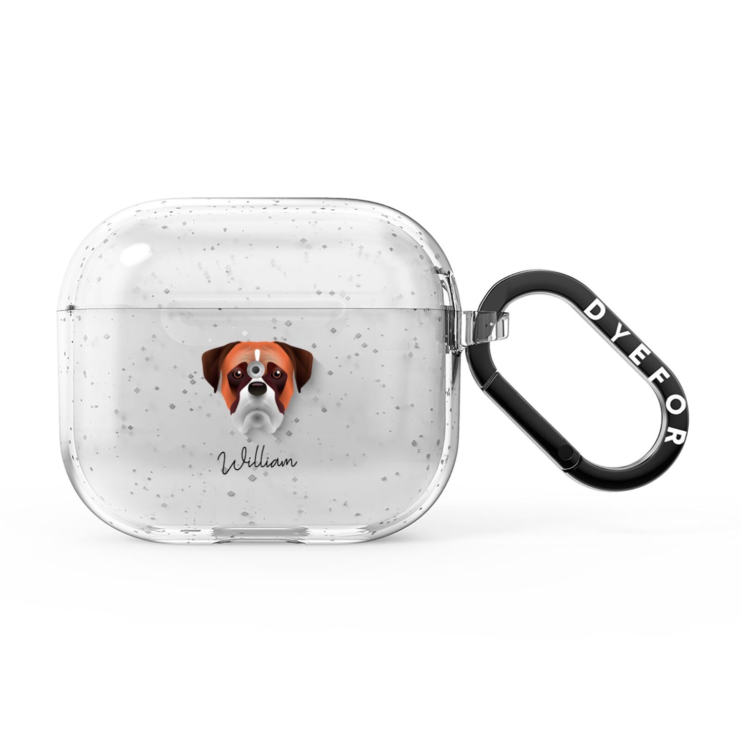 Boxer Personalised AirPods Glitter Case 3rd Gen