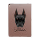 Boxer Personalised Apple iPad Rose Gold Case