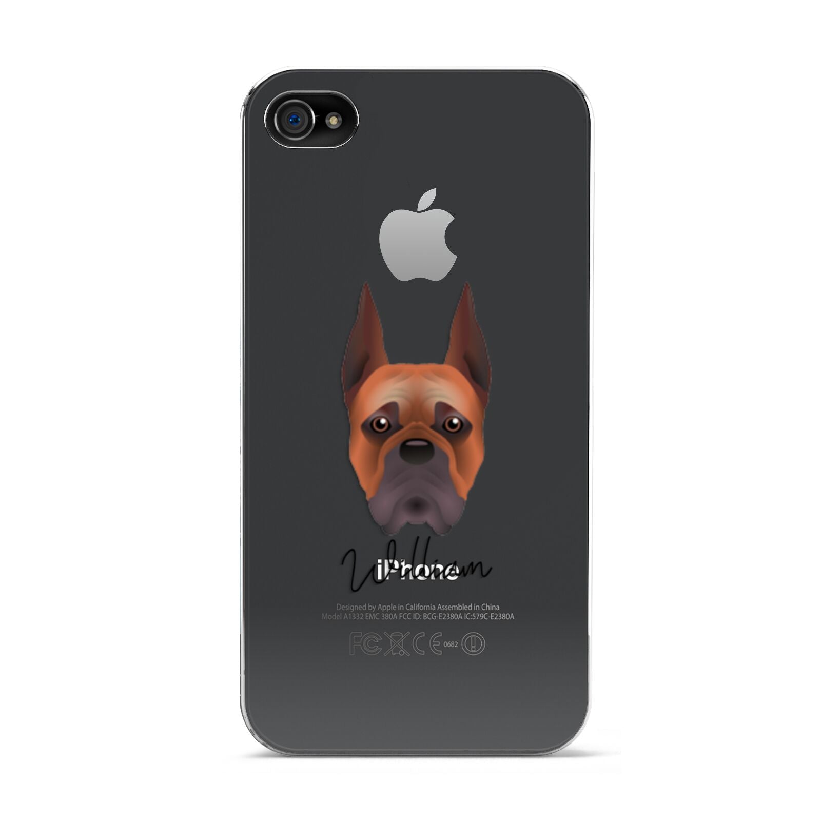 Boxer Personalised Apple iPhone 4s Case