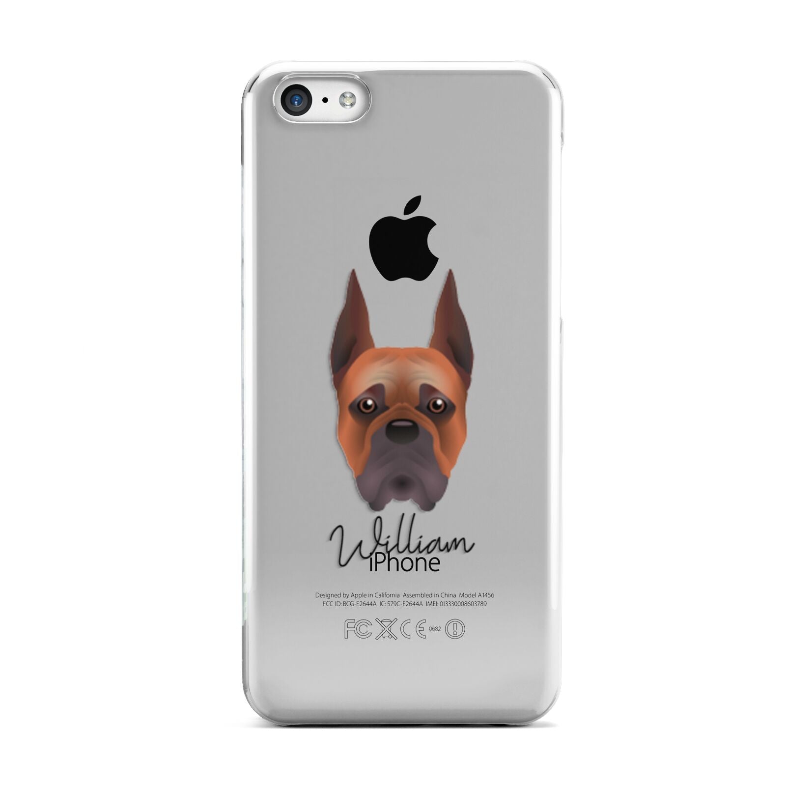 Boxer Personalised Apple iPhone 5c Case