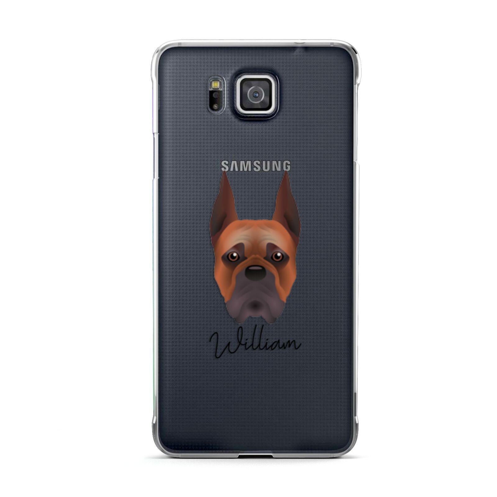 Boxer Personalised Samsung Galaxy Alpha Case
