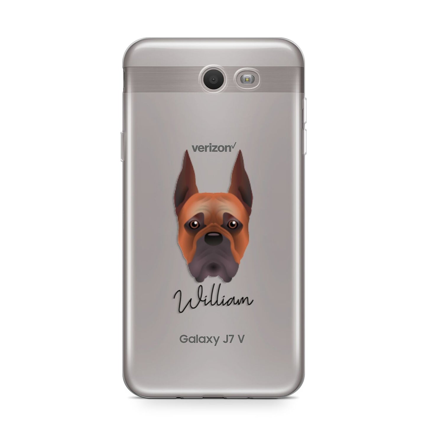 Boxer Personalised Samsung Galaxy J7 2017 Case