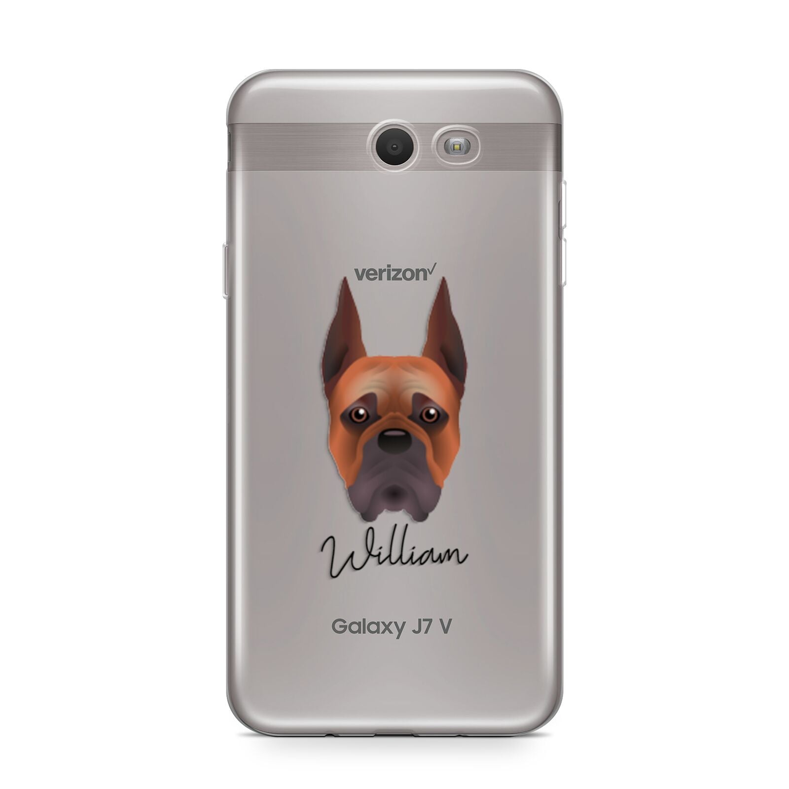 Boxer Personalised Samsung Galaxy J7 2017 Case