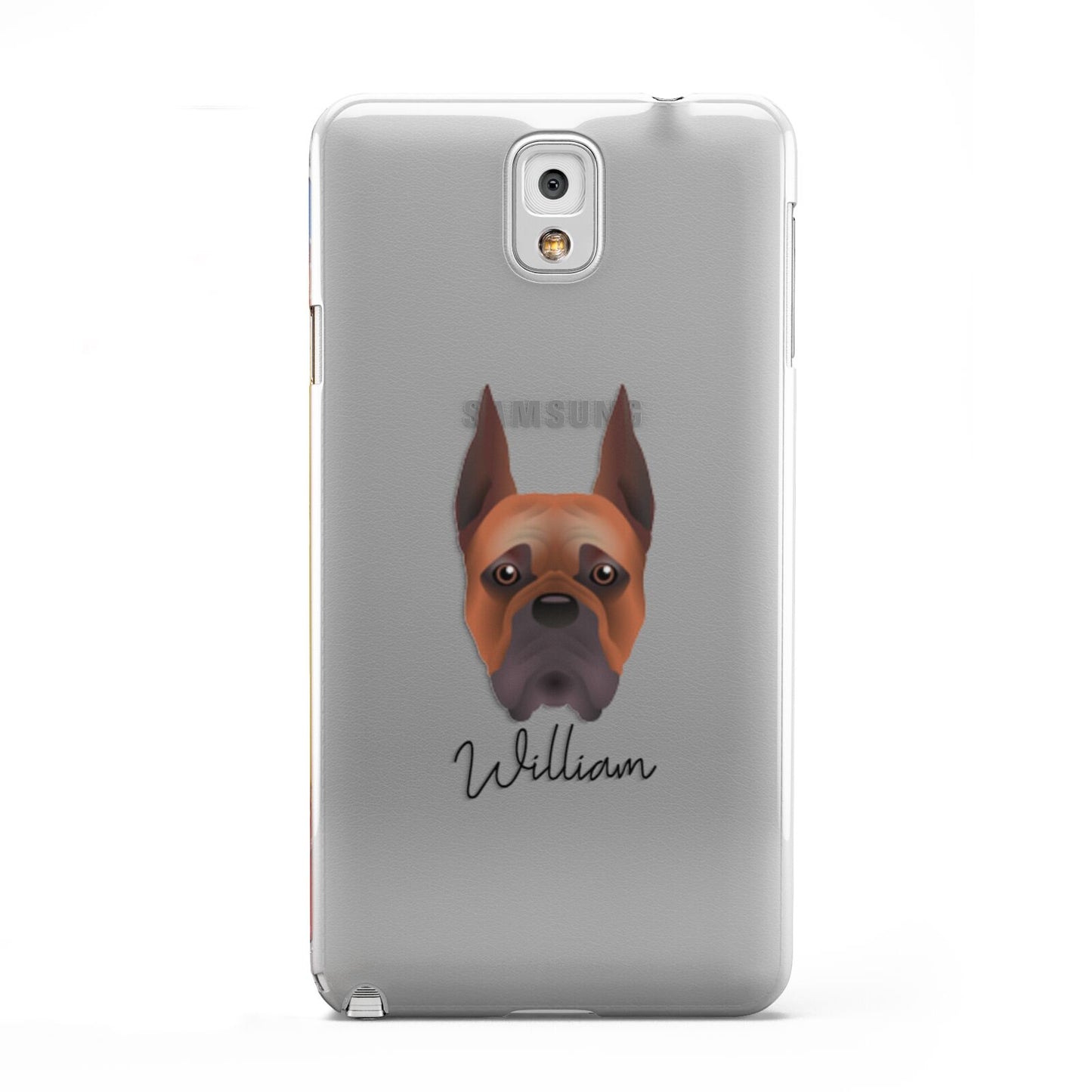 Boxer Personalised Samsung Galaxy Note 3 Case