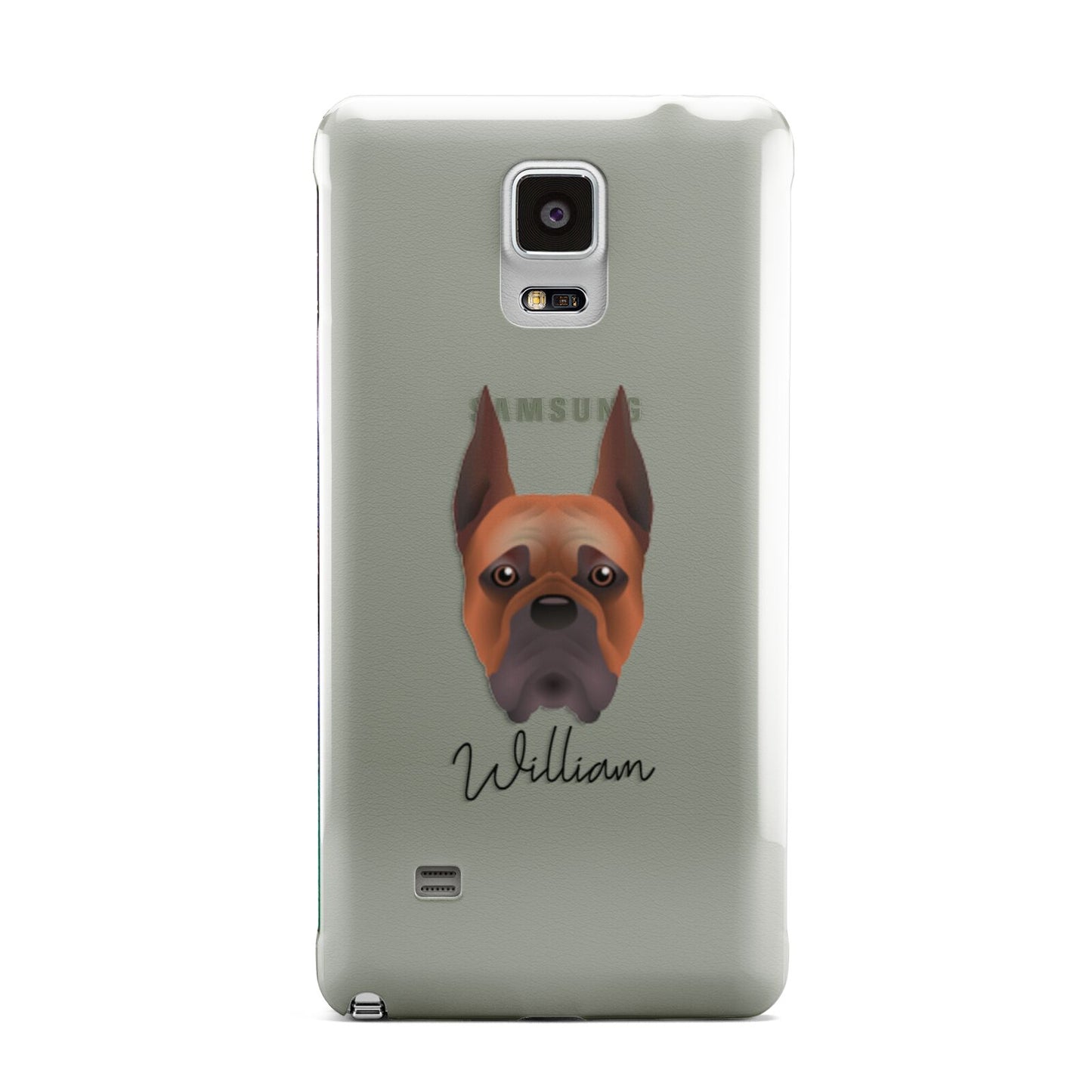 Boxer Personalised Samsung Galaxy Note 4 Case