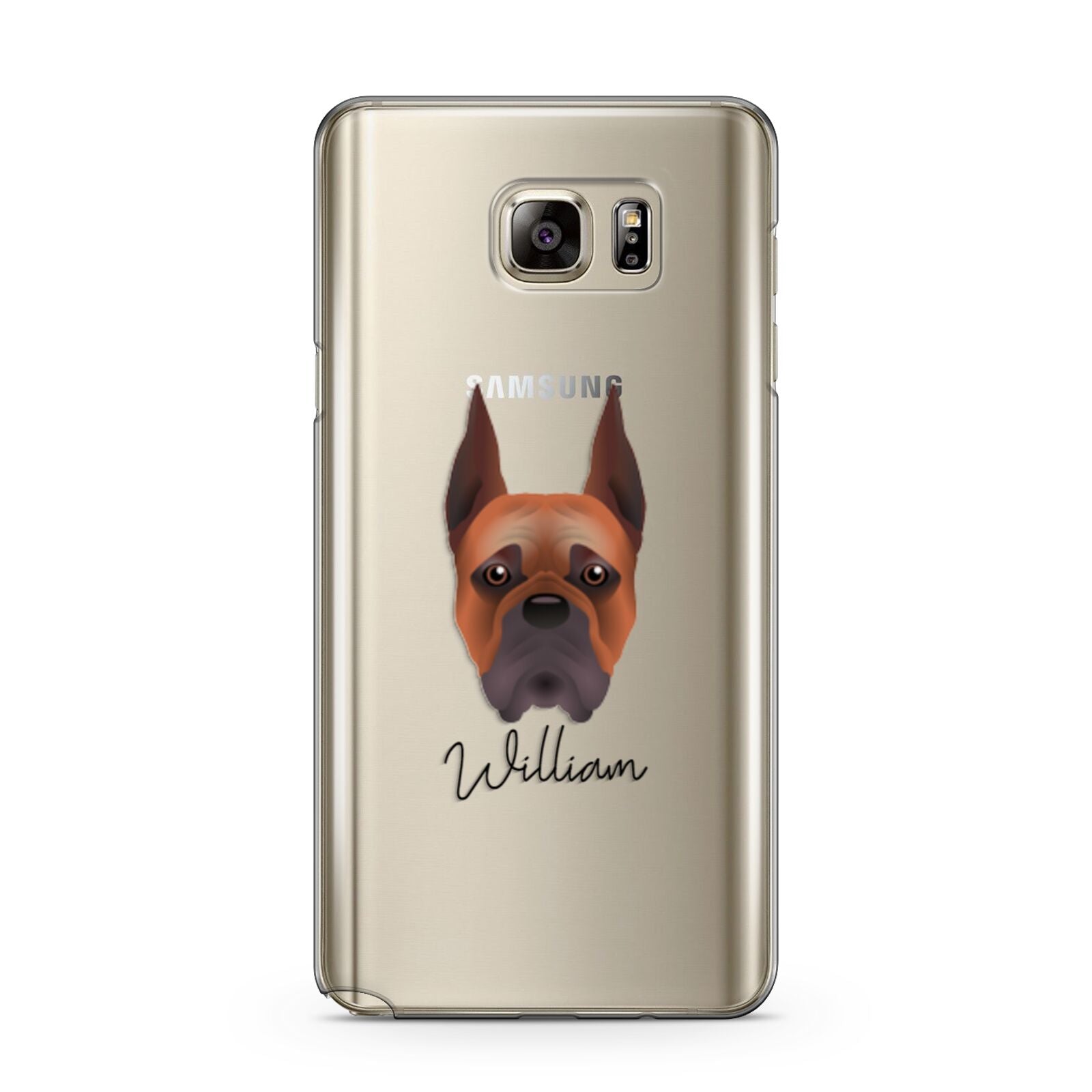 Boxer Personalised Samsung Galaxy Note 5 Case