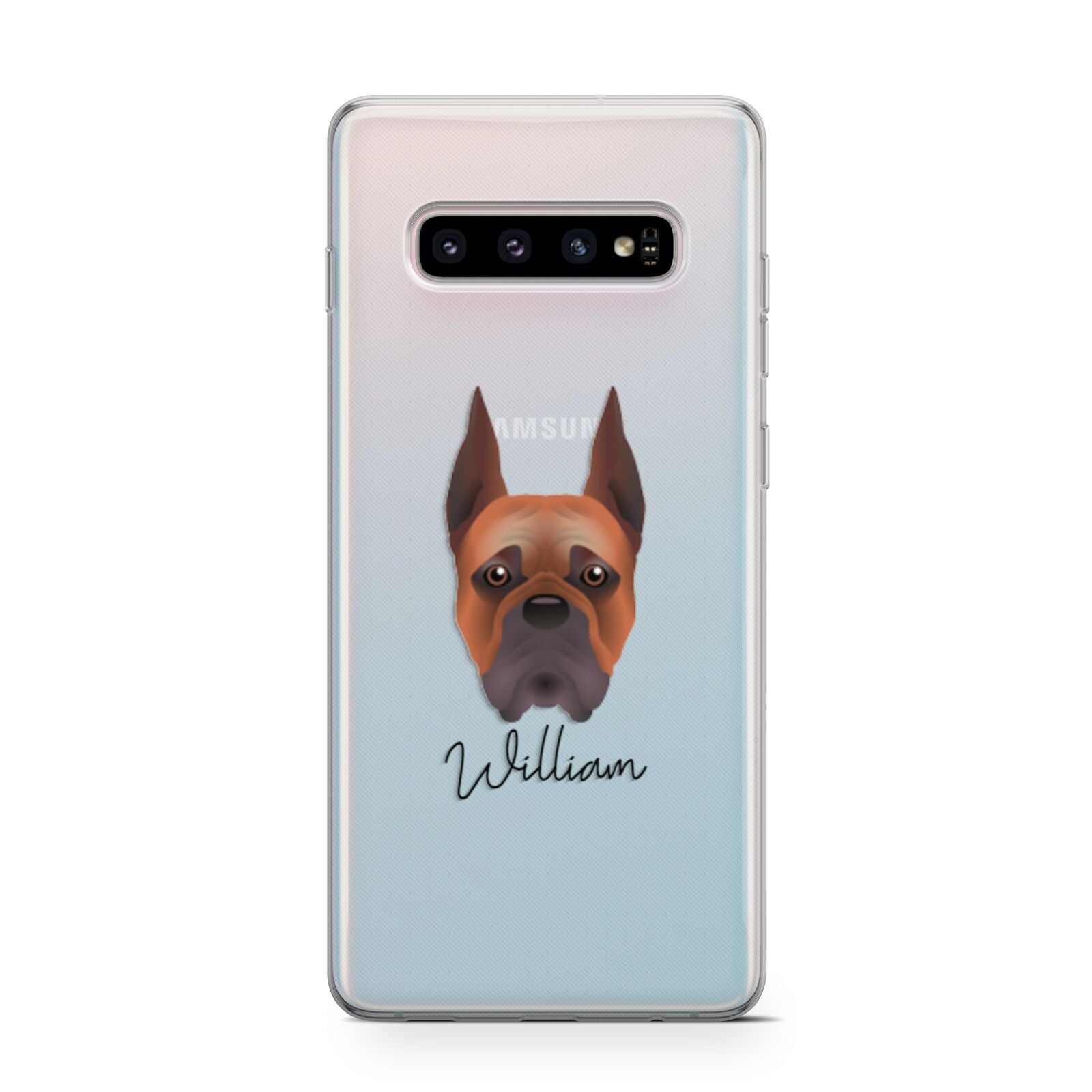 Boxer Personalised Samsung Galaxy S10 Case