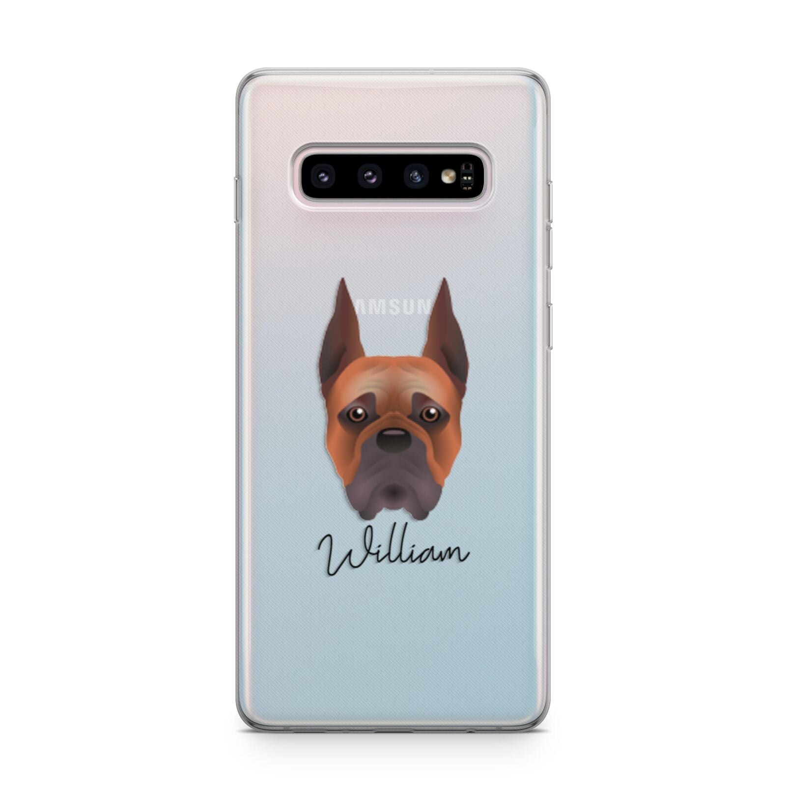 Boxer Personalised Samsung Galaxy S10 Plus Case