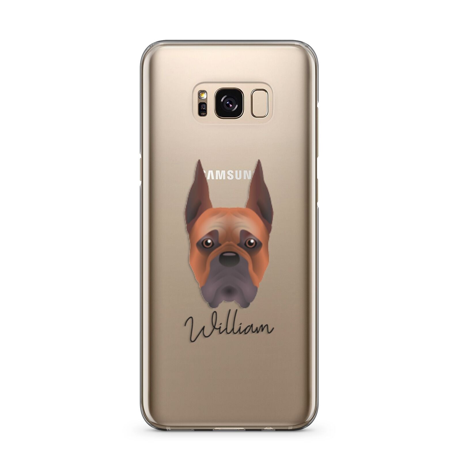 Boxer Personalised Samsung Galaxy S8 Plus Case