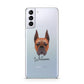 Boxer Personalised Samsung S21 Plus Phone Case